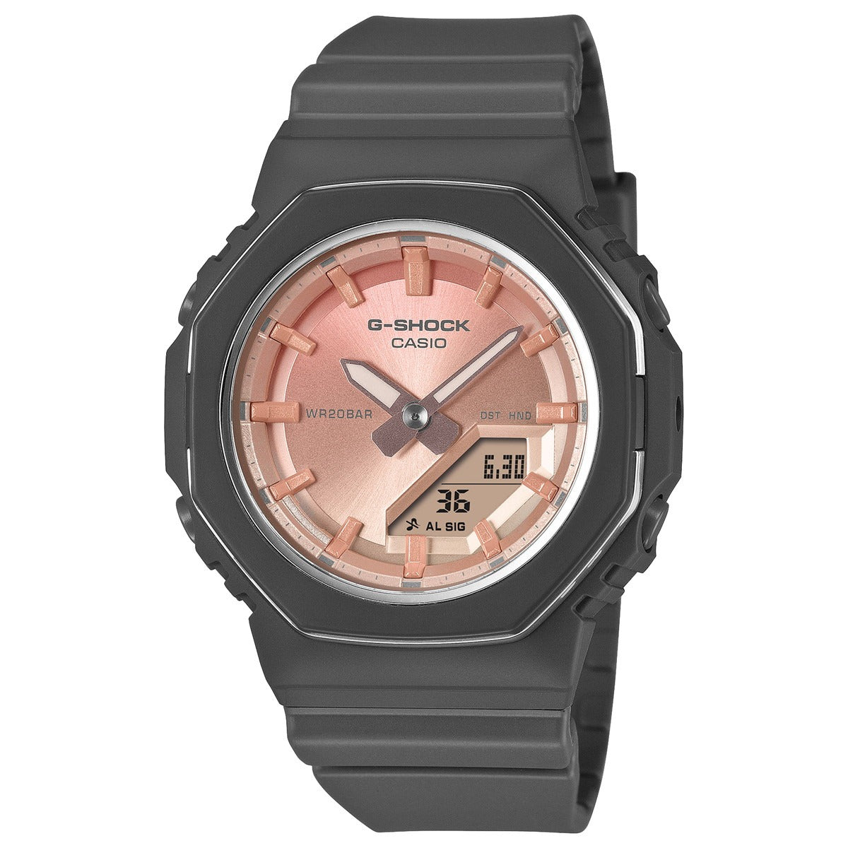 G-SHOCK カシオ Gショック CASIO アナデジ 腕時計 メンズ レディース GMA-P2110SC-4AJF ライトピンク 天然石 ローズクォーツ イメージ