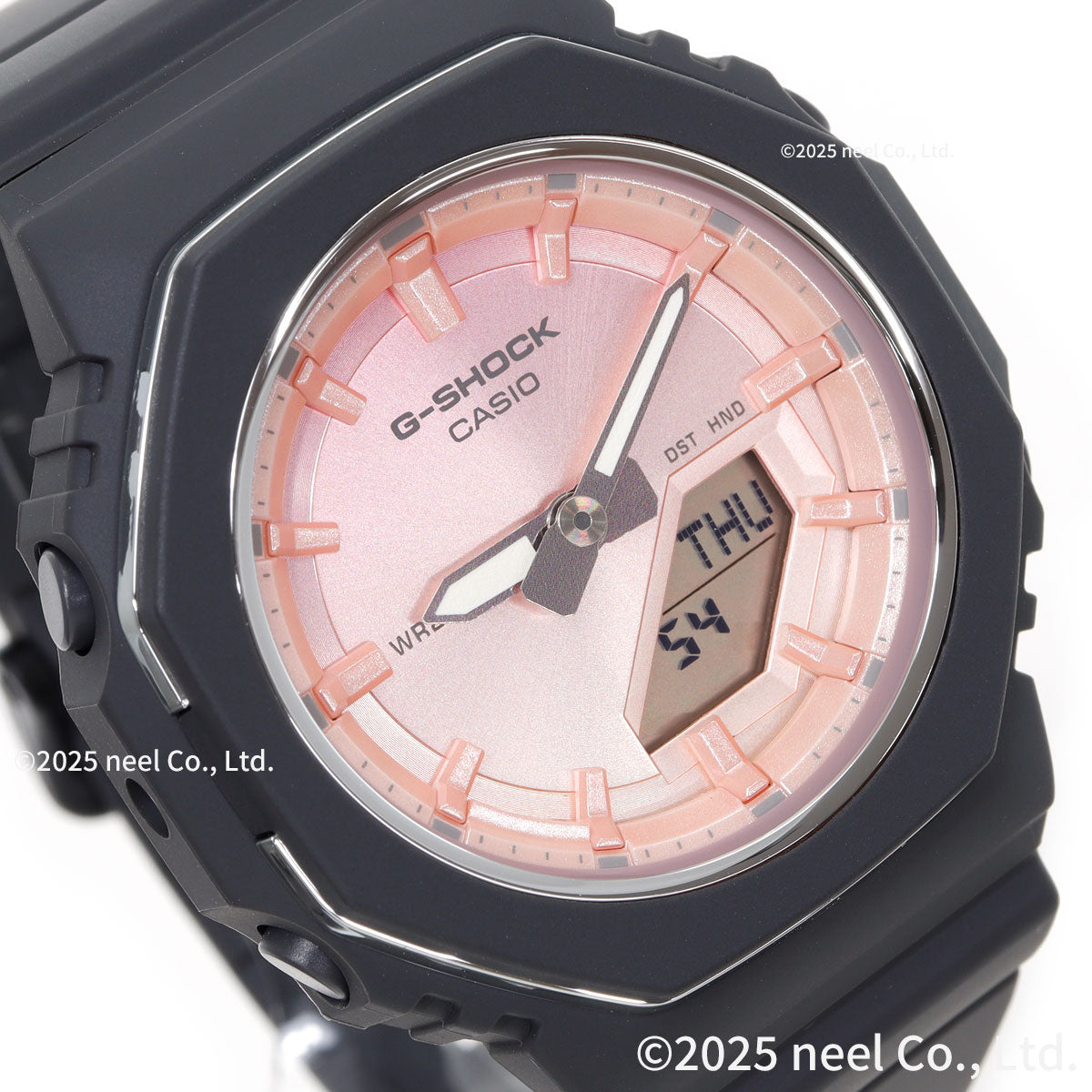 G-SHOCK カシオ Gショック CASIO アナデジ 腕時計 メンズ レディース GMA-P2110SC-4AJF ライトピンク 天然石 ローズクォーツ イメージ