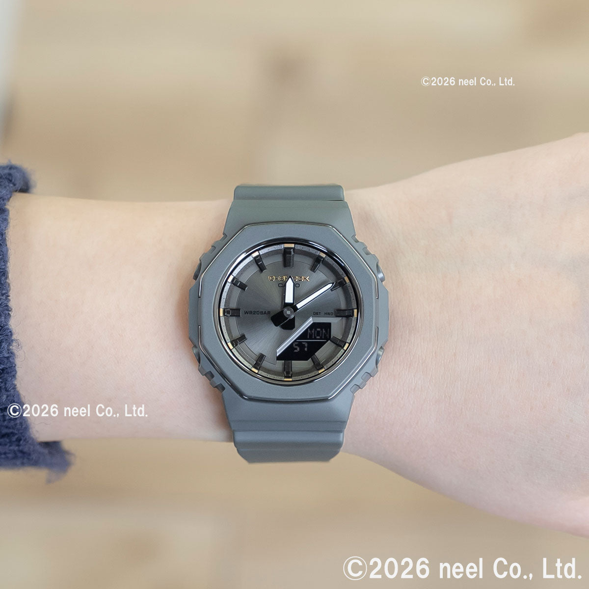G-SHOCK カシオ Gショック CASIO 国際女性デー 記念 アナデジ 腕時計 メンズ レディース GMA-P2126W-8AJR ダークグレー【2026 新作】