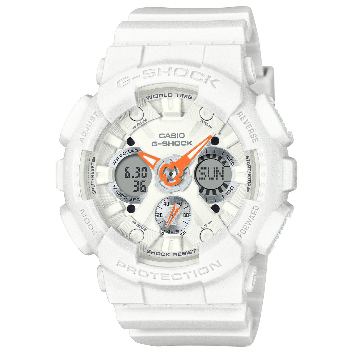 G-SHOCK カシオ Gショック CASIO アナデジ 腕時計 メンズ レディース GMA-S120SA-7A1JF オールホワイト