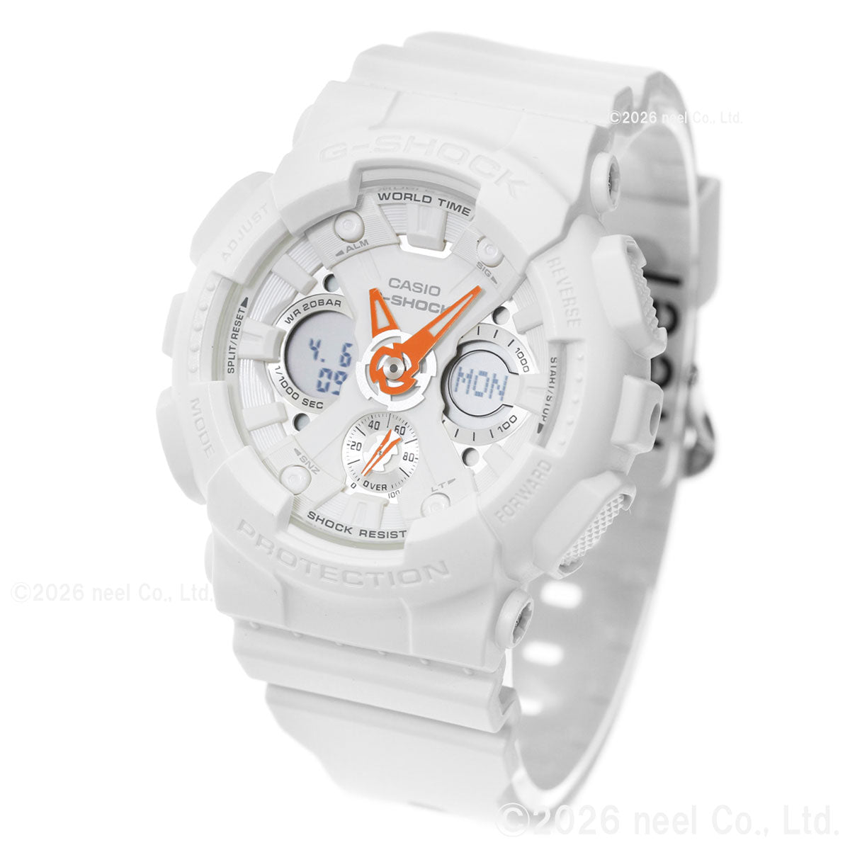G-SHOCK カシオ Gショック CASIO アナデジ 腕時計 メンズ レディース GMA-S120SA-7A1JF オールホワイト