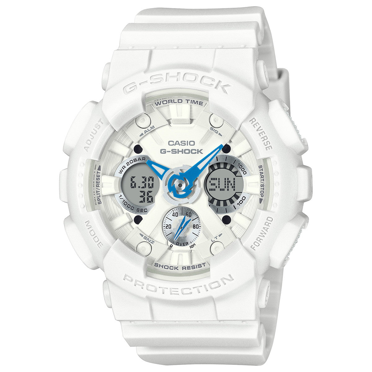 G-SHOCK カシオ Gショック CASIO アナデジ 腕時計 メンズ レディース GMA-S120SA-7A2JF オールホワイト