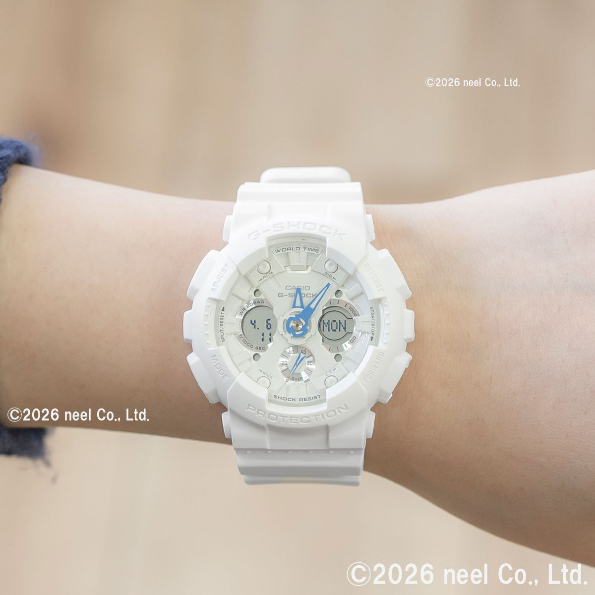 G-SHOCK カシオ Gショック CASIO アナデジ 腕時計 メンズ レディース GMA-S120SA-7A2JF オールホワイト