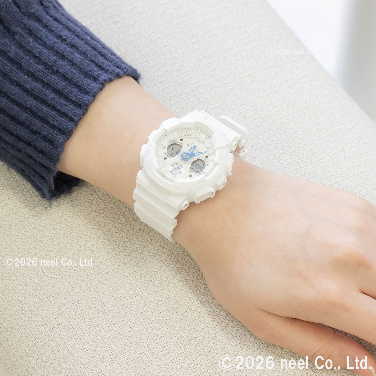 G-SHOCK カシオ Gショック CASIO アナデジ 腕時計 メンズ レディース GMA-S120SA-7A2JF オールホワイト