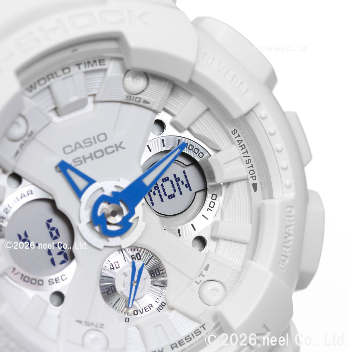 G-SHOCK カシオ Gショック CASIO アナデジ 腕時計 メンズ レディース GMA-S120SA-7A2JF オールホワイト