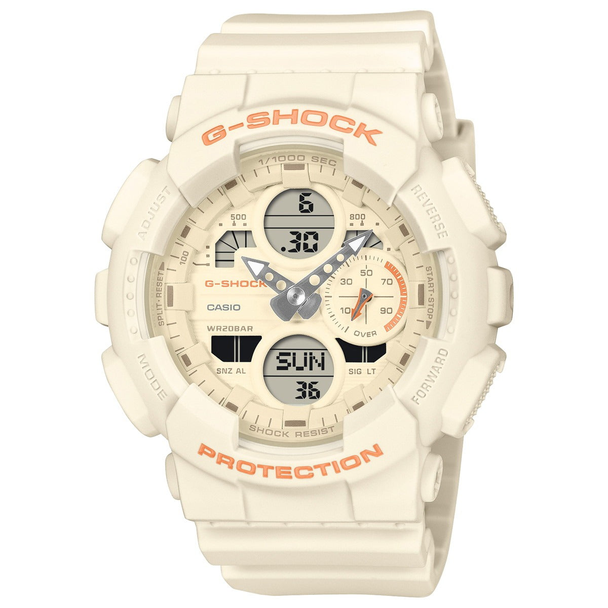 G-SHOCK カシオ Gショック CASIO アナデジ 腕時計 メンズ レディース GMA-S140-7AJF アイボリーホワイト