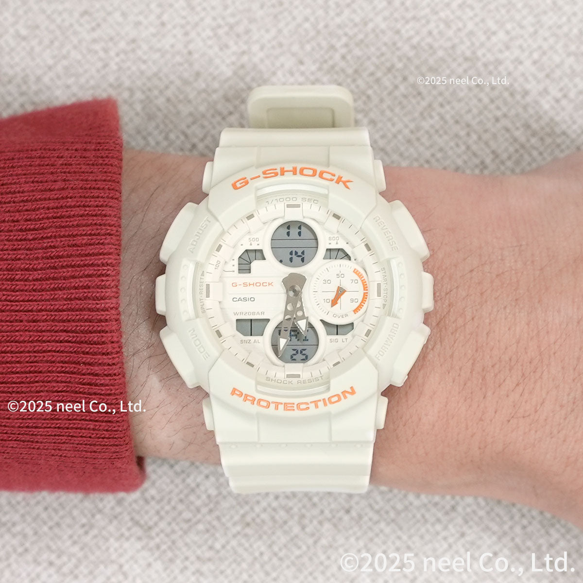 G-SHOCK カシオ Gショック CASIO アナデジ 腕時計 メンズ レディース GMA-S140-7AJF アイボリーホワイト