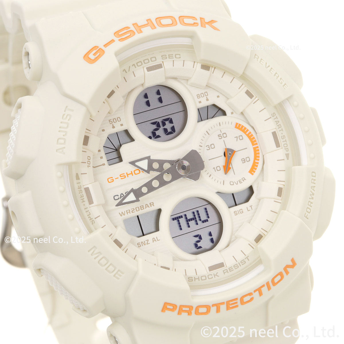 G-SHOCK カシオ Gショック CASIO アナデジ 腕時計 メンズ レディース GMA-S140-7AJF アイボリーホワイト