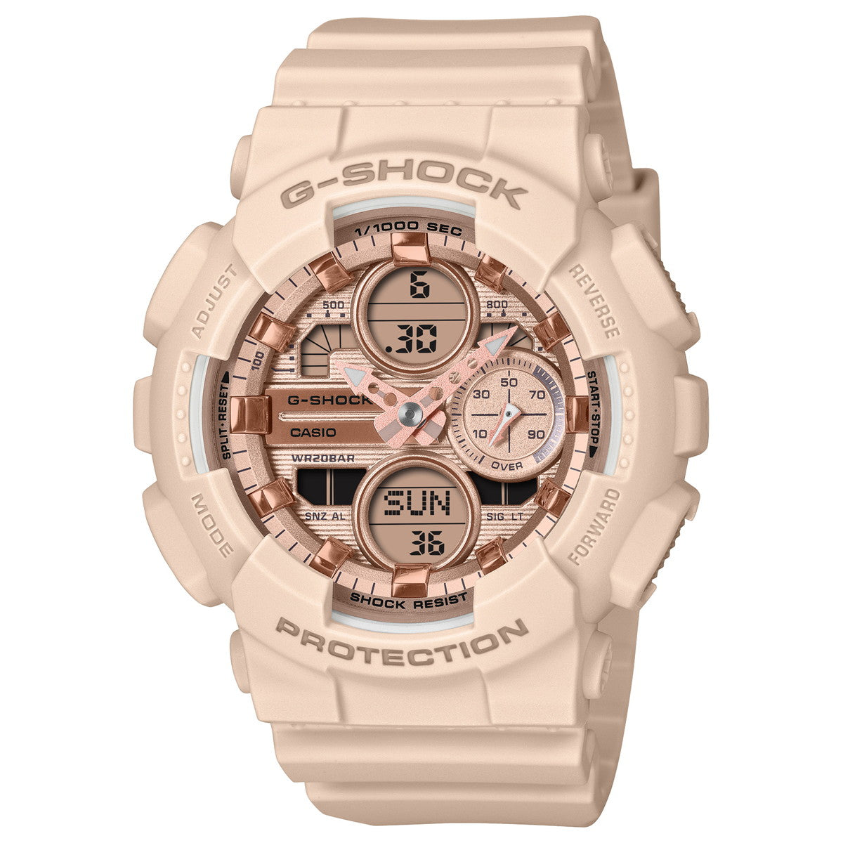 G-SHOCK カシオ Gショック CASIO アナデジ 限定 腕時計 メンズ レディース GMA-S140PG-4AJF【2026 新作】