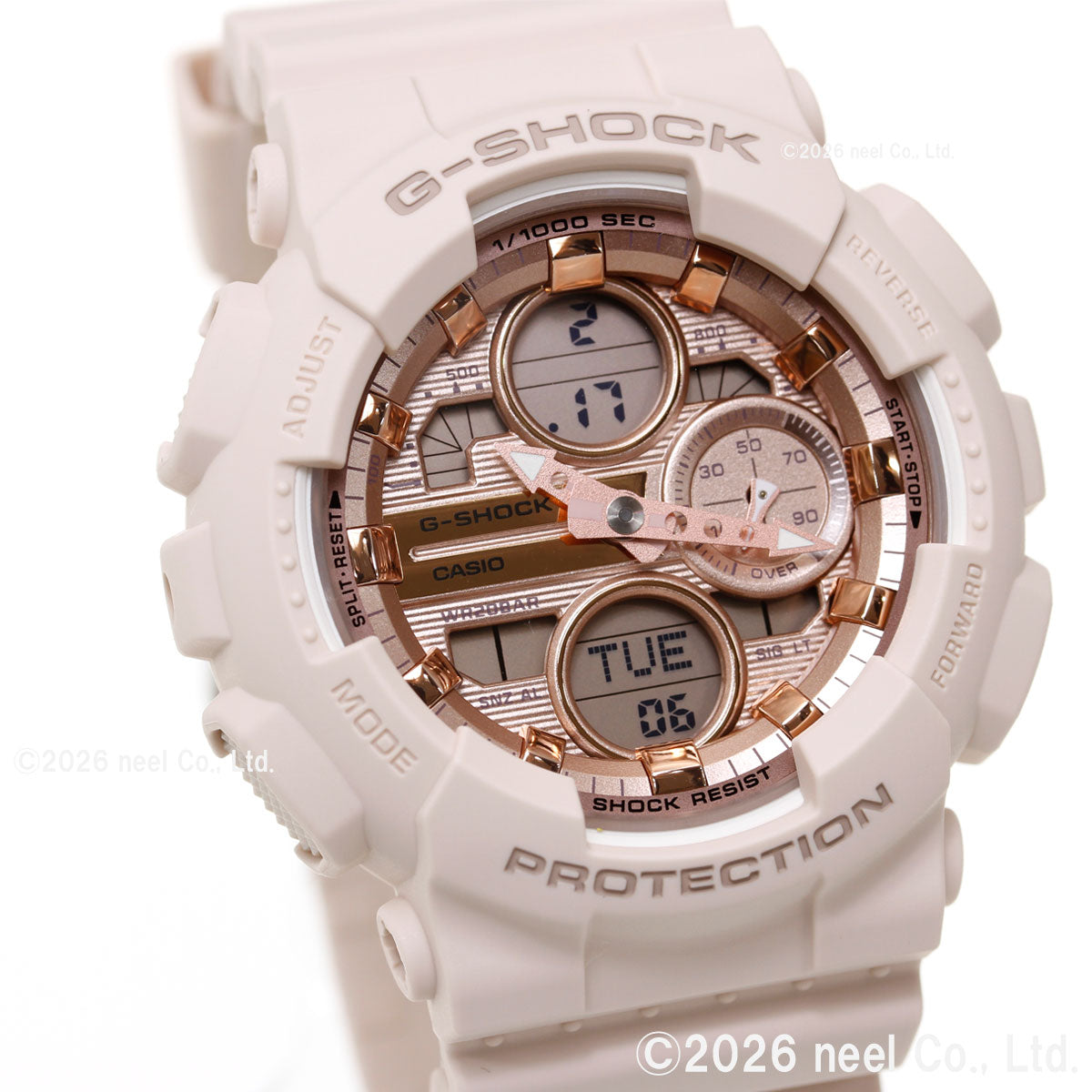 G-SHOCK カシオ Gショック CASIO アナデジ 限定 腕時計 メンズ レディース GMA-S140PG-4AJF【2026 新作】