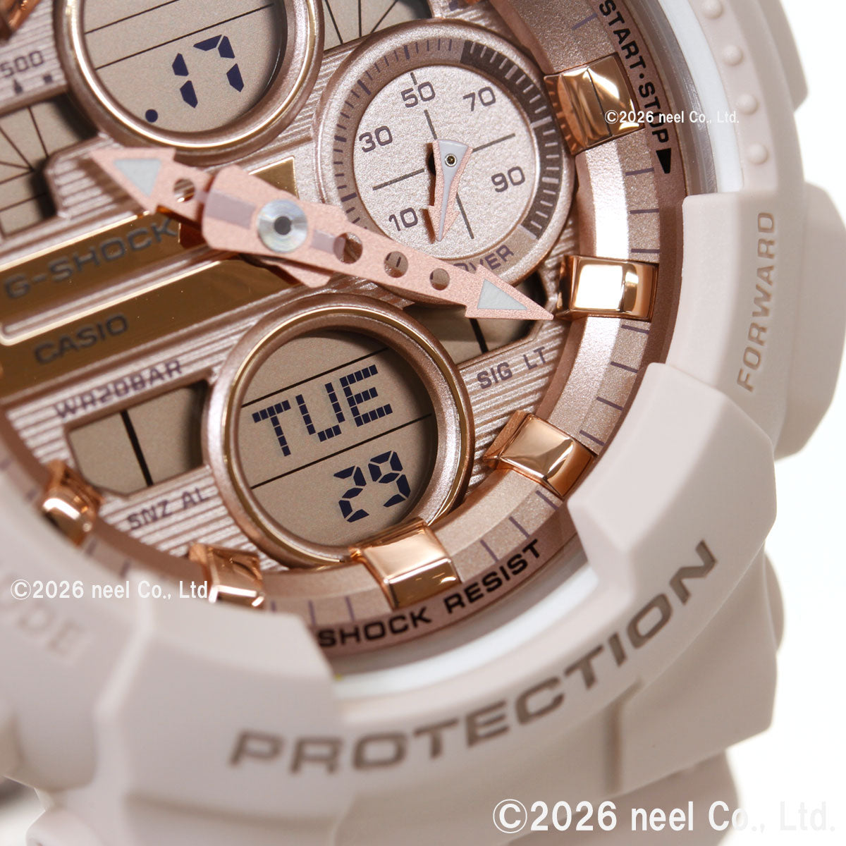 G-SHOCK カシオ Gショック CASIO アナデジ 限定 腕時計 メンズ レディース GMA-S140PG-4AJF【2026 新作】