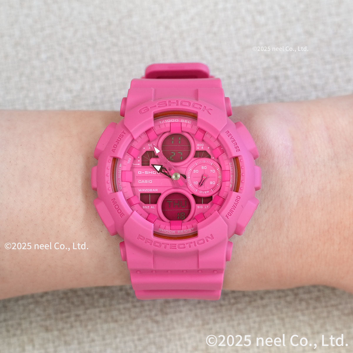 G-SHOCK カシオ Gショック CASIO アナデジ 腕時計 メンズ レディース GMA-S145PK-4AJR ピンクリボン活動