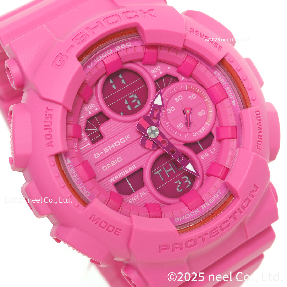 G-SHOCK カシオ Gショック CASIO アナデジ 腕時計 メンズ レディース GMA-S145PK-4AJR ピンクリボン活動