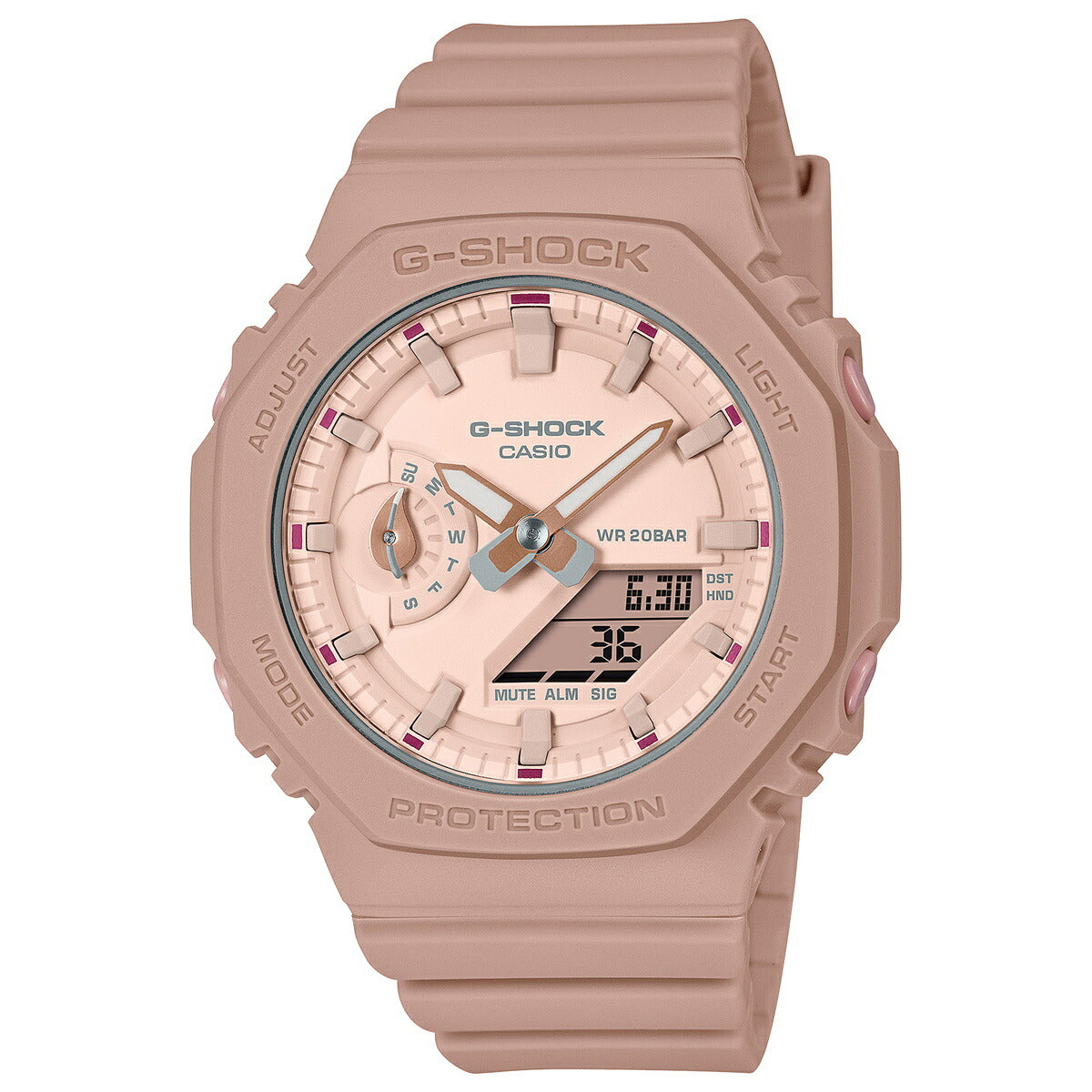 G-SHOCK カシオ Gショック CASIO アナデジ 腕時計 メンズ レディース GMA-S2100NC-4A2JF GA-2100 バジルの葉 モチーフ 小型化・薄型化モデル