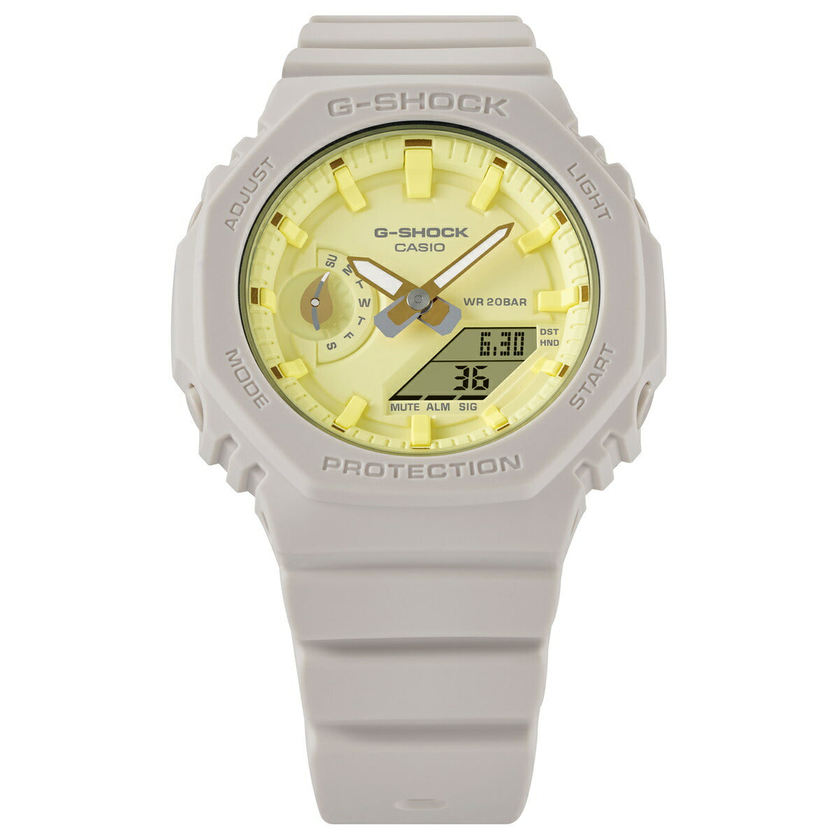 G-SHOCK カシオ Gショック CASIO アナデジ 腕時計 メンズ レディース GMA-S2100NC-4AJF GA-2100 バジルの葉 モチーフ 小型化・薄型化モデル