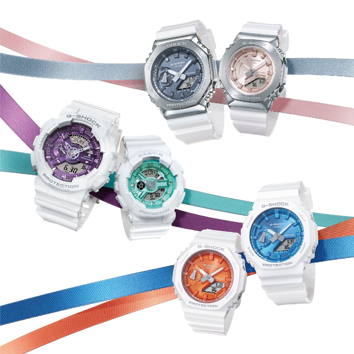 G-SHOCK Gショック GMA-S2100WS-7AJF アナデジ 腕時計 メンズ レディース プレシャス ハート セレクション PRECIOUS HEART SELECTION 冬の煌めき CASIO カシオ