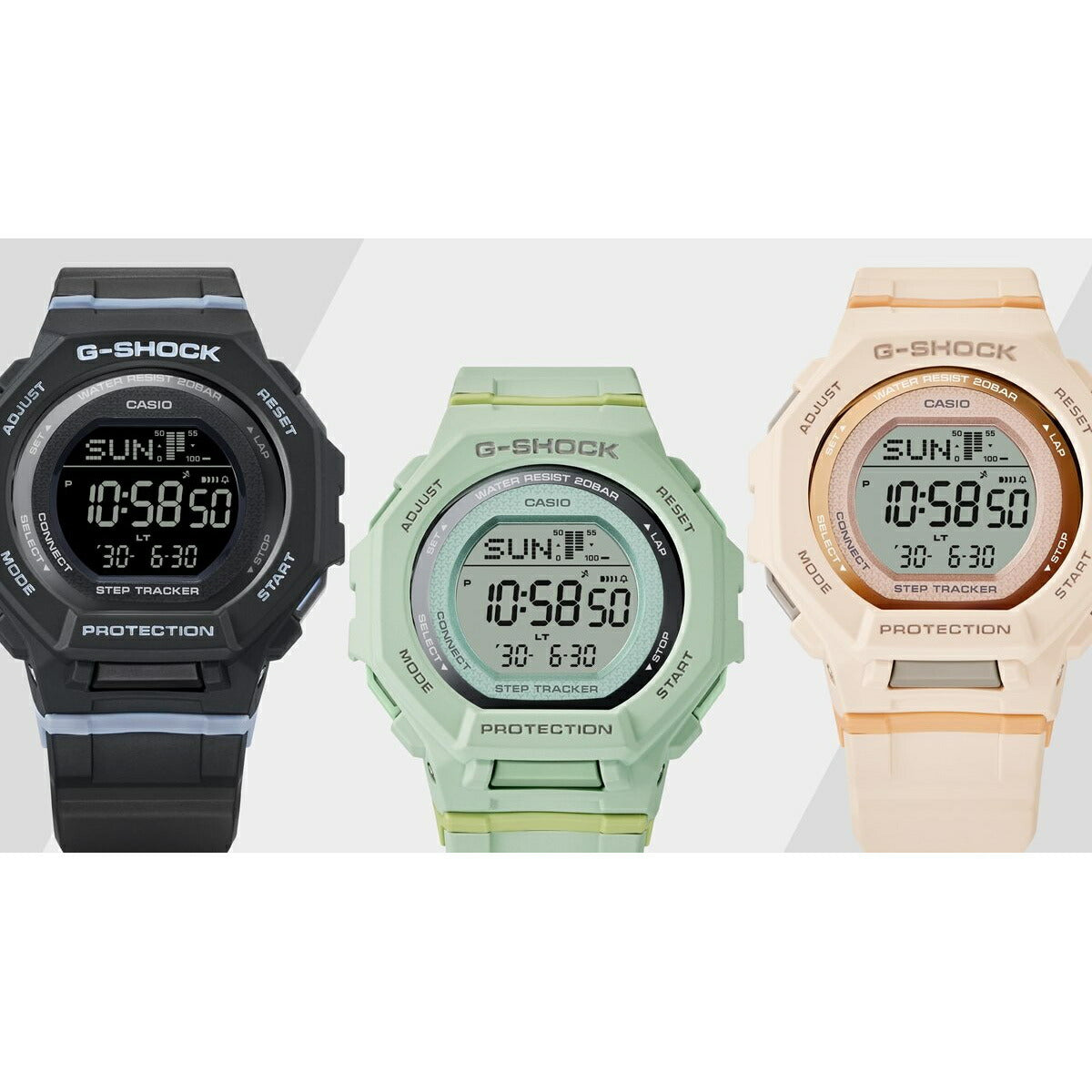 G-SHOCK カシオ Gショック CASIO デジタル 腕時計 GMD-B300-1JF 歩数計測機能 スマートフォンリンク【2024 新作】