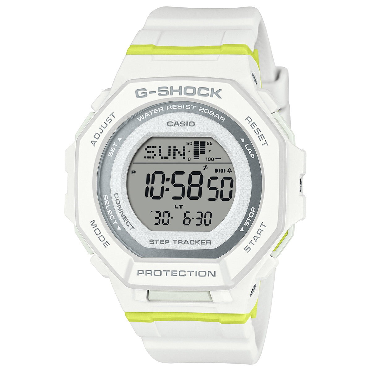 G-SHOCK カシオ Gショック CASIO デジタル 腕時計 GMD-B300SC-7JF 歩数計測機能 スマートフォンリンク ホワイト【2025 新作】