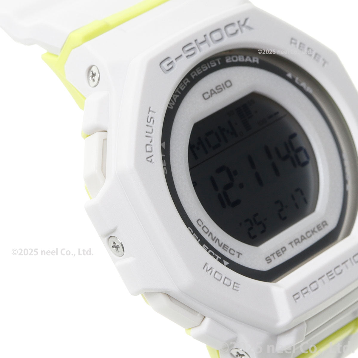 G-SHOCK カシオ Gショック CASIO デジタル 腕時計 GMD-B300SC-7JF 歩数計測機能 スマートフォンリンク ホワイト【2025 新作】