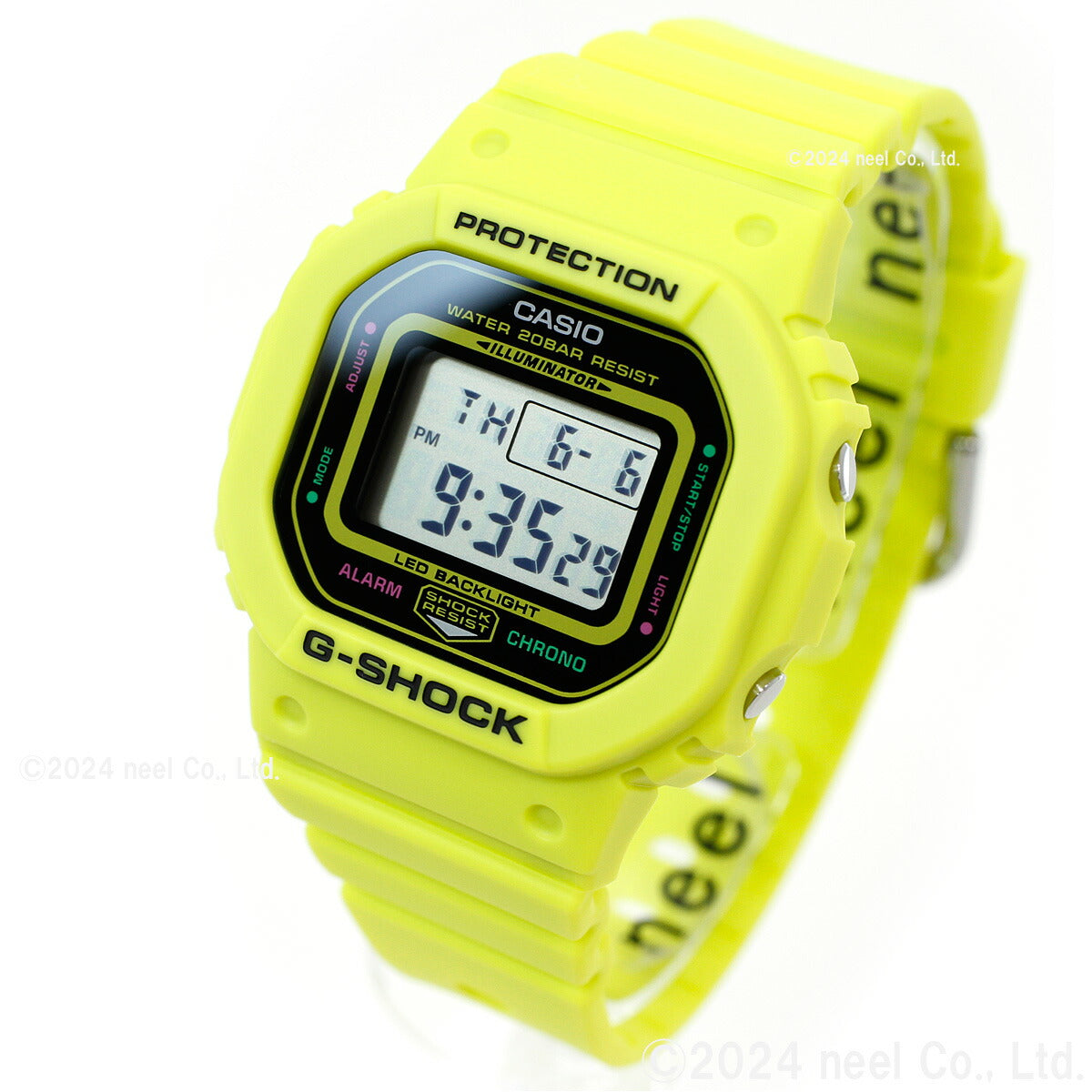 G-SHOCK デジタル カシオ Gショック CASIO 腕時計 メンズ レディース GMD-S5600EP-9JF エナジー ENERGY PACK イエロー 電光石火 稲妻 イメージ【2024 新作】