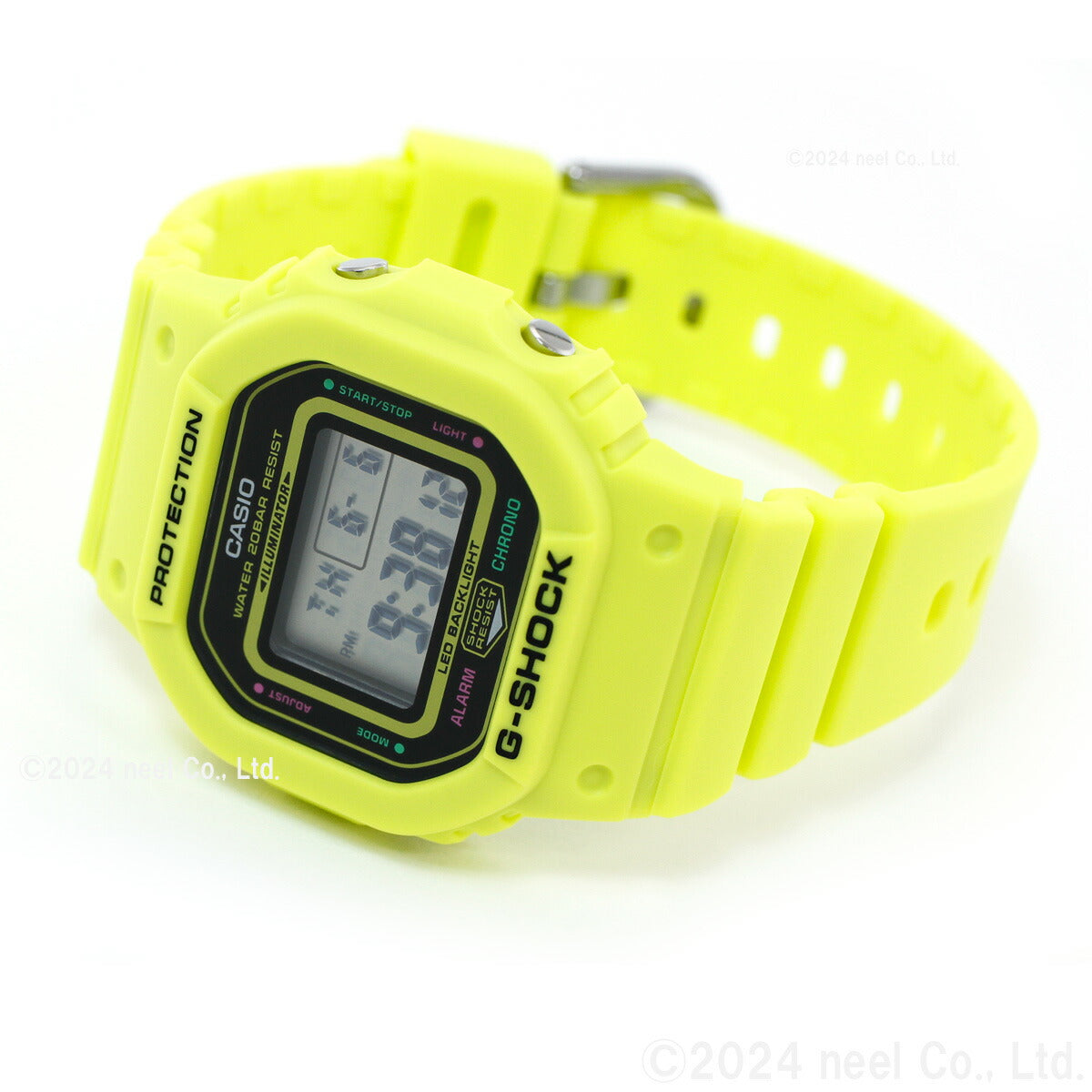 G-SHOCK デジタル カシオ Gショック CASIO 腕時計 メンズ レディース GMD-S5600EP-9JF エナジー ENERGY PACK イエロー 電光石火 稲妻 イメージ【2024 新作】