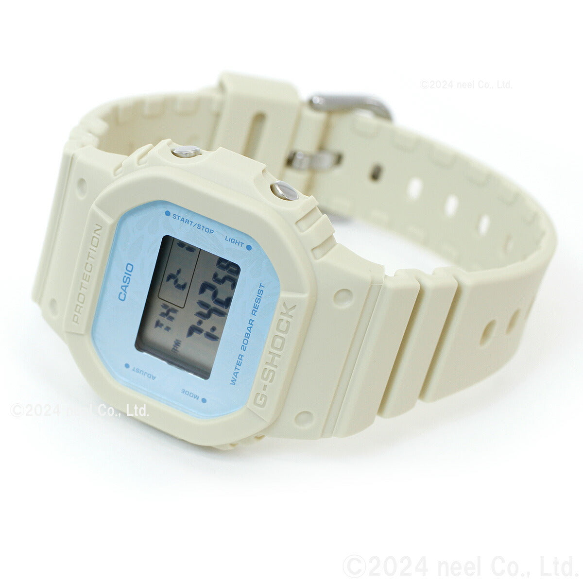 G-SHOCK カシオ Gショック CASIO デジタル 腕時計 メンズ レディース GMD-S5600NC-9JF DW-5600 ハーブ柄文字板 小型化・薄型化モデル