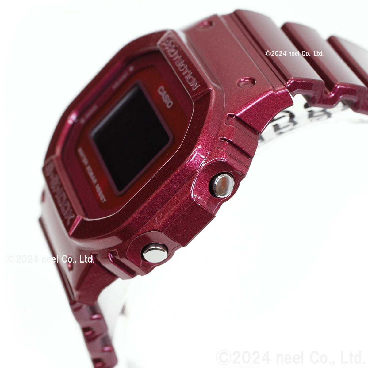 G-SHOCK デジタル カシオ Gショック CASIO オンライン限定モデル 腕時計 メンズ レディース GMD-S5600RB-4JF 小型化・薄型化モデル Black Red