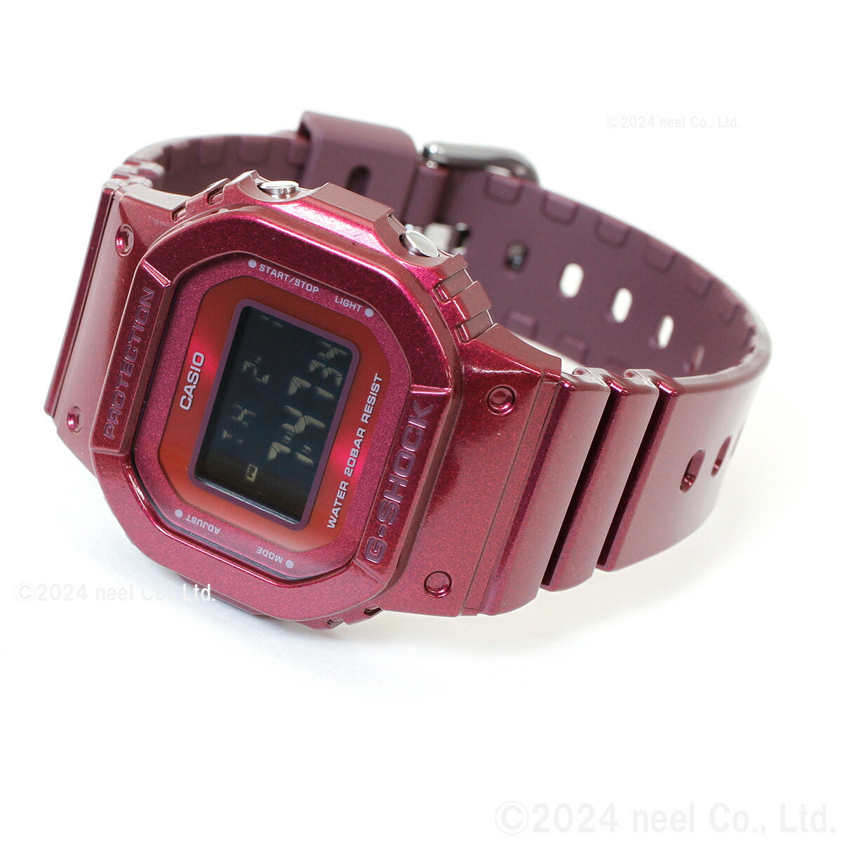 G-SHOCK デジタル カシオ Gショック CASIO オンライン限定モデル 腕時計 メンズ レディース GMD-S5600RB-4JF 小型化・薄型化モデル Black Red