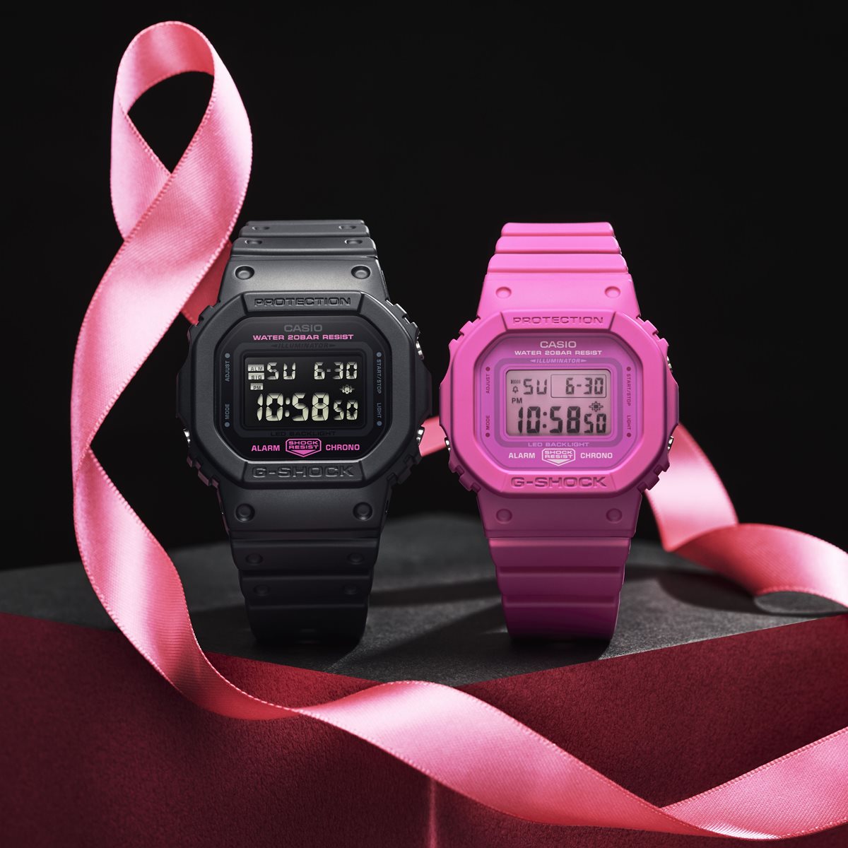 G-SHOCK DW-S5610LA-1JR ピンク デジタル腕時計 G-SHOCK デジタル カシオ Gショック CASIO 腕時計 GMD-S5610PK