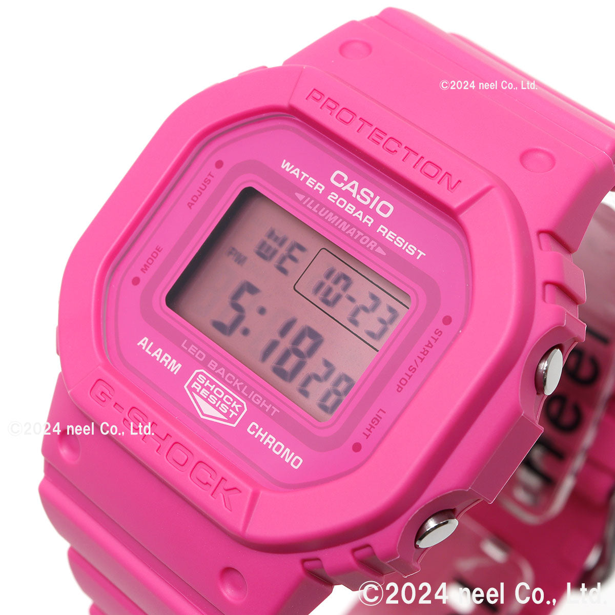 G-SHOCK デジタル カシオ Gショック CASIO 腕時計 GMD-S5610PK-4JR オールピンク ピンクリボン活動【2024 新作】