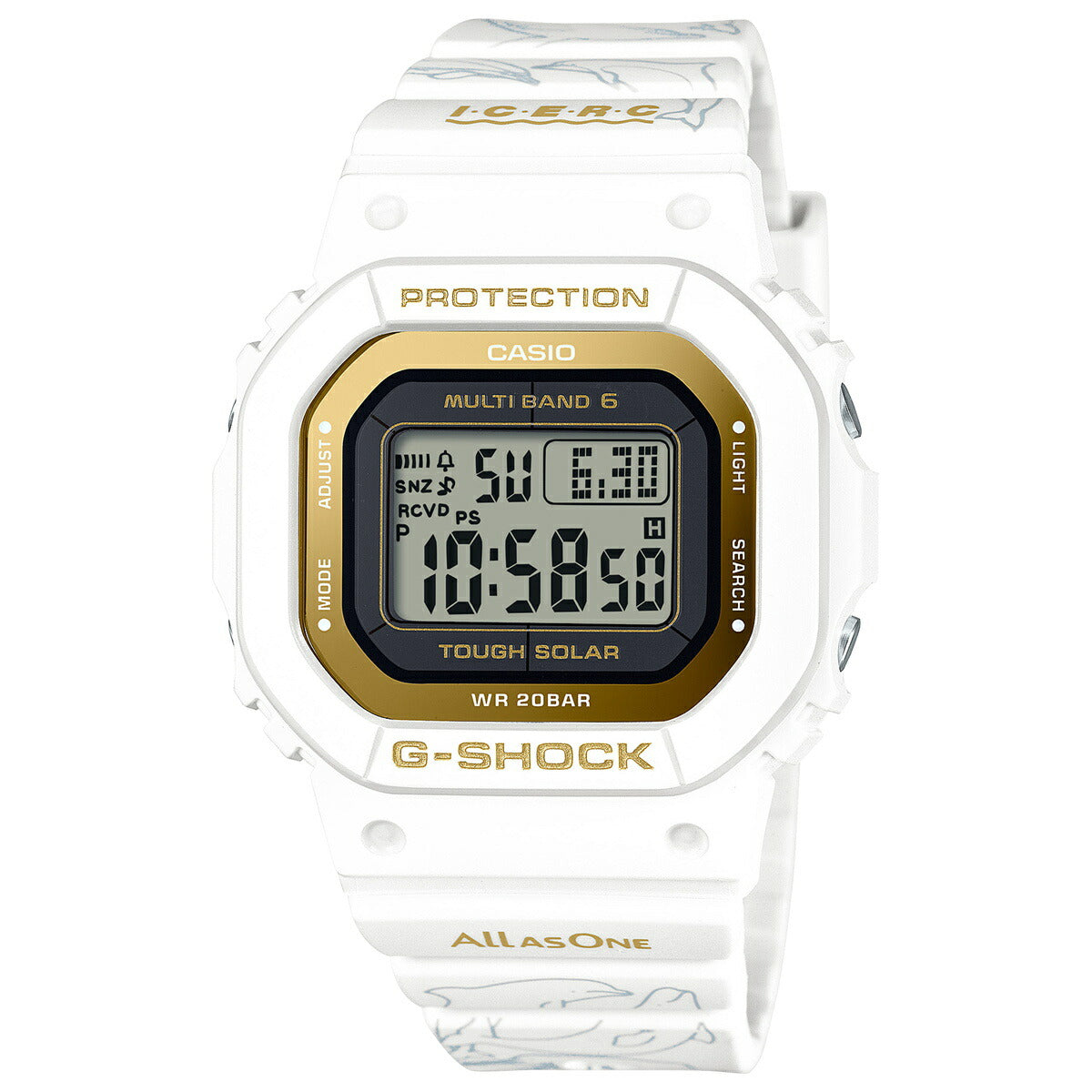 G-SHOCK 電波 ソーラー 電波時計 カシオ Gショック 腕時計 メンズ レディース GMD-W5601K-7JR イルカ Love The Sea And The Earth