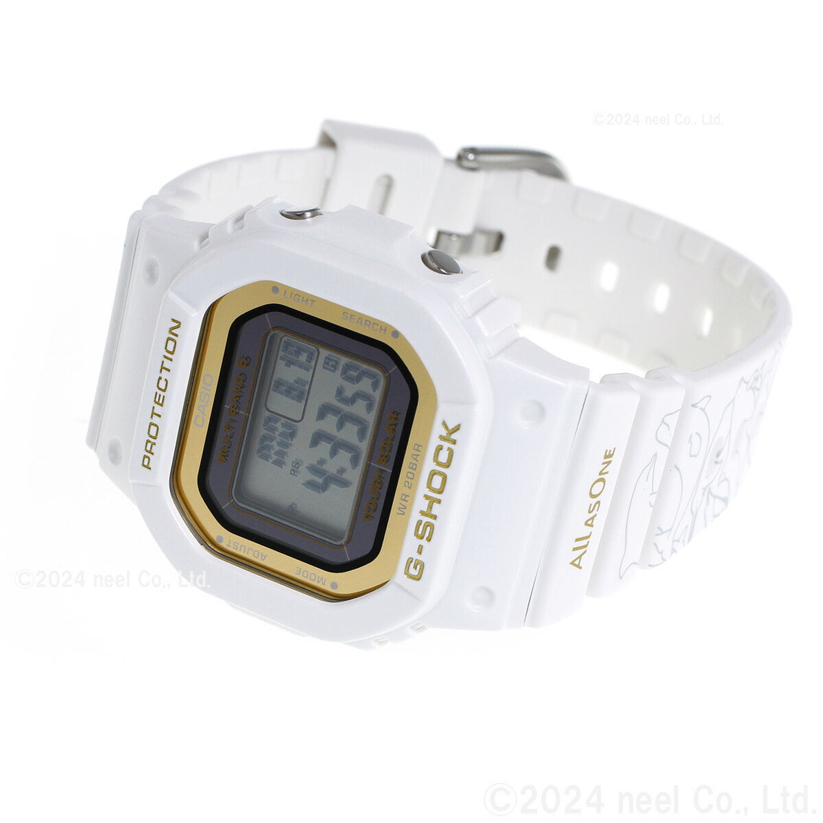 G-SHOCK 電波 ソーラー 電波時計 カシオ Gショック 腕時計 メンズ レディース GMD-W5601K-7JR イルカ Love The Sea And The Earth