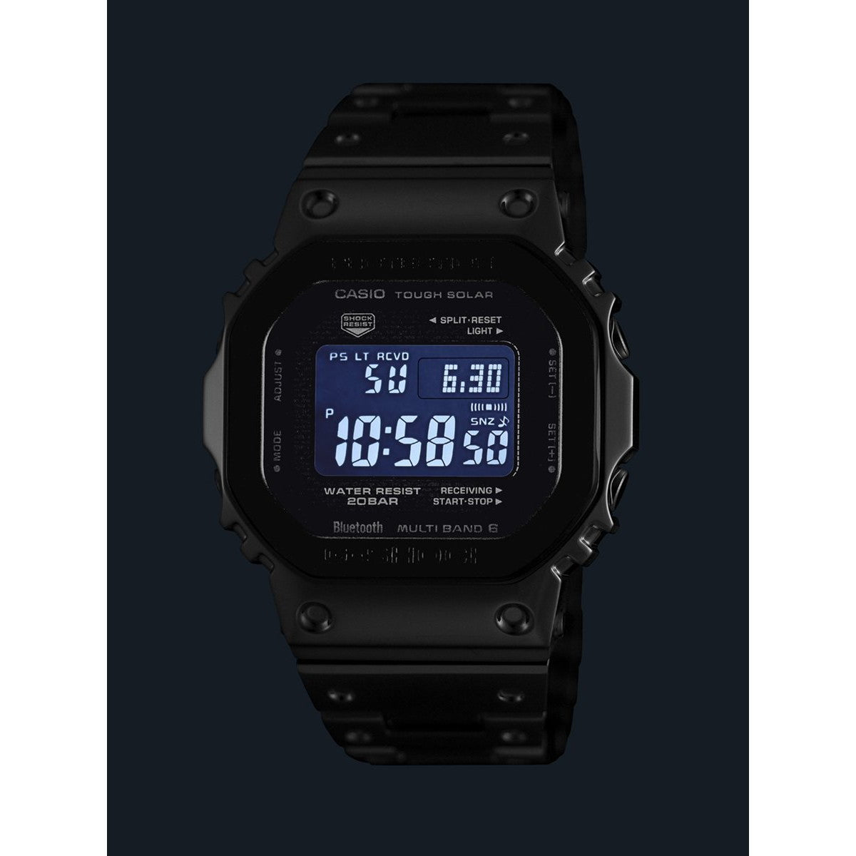 G-SHOCK カシオ Gショック CASIO GMW-B5000BT-1JF タフソーラー 電波時計 腕時計 メンズ フルメタル スマートフォンリンク【2025 新作】