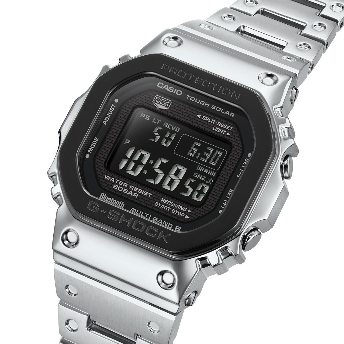G-SHOCK カシオ Gショック CASIO GMW-B5000BT-1JF タフソーラー 電波時計 腕時計 メンズ フルメタル スマートフォンリンク【2025 新作】