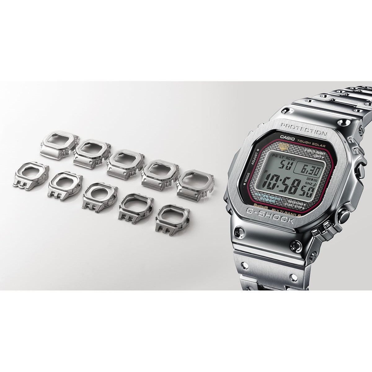 G-SHOCK カシオ Gショック CASIO GMW-B5000D-1CJF タフソーラー 電波時計 腕時計 メンズ フルメタル スマートフォンリンク【2025 新作】