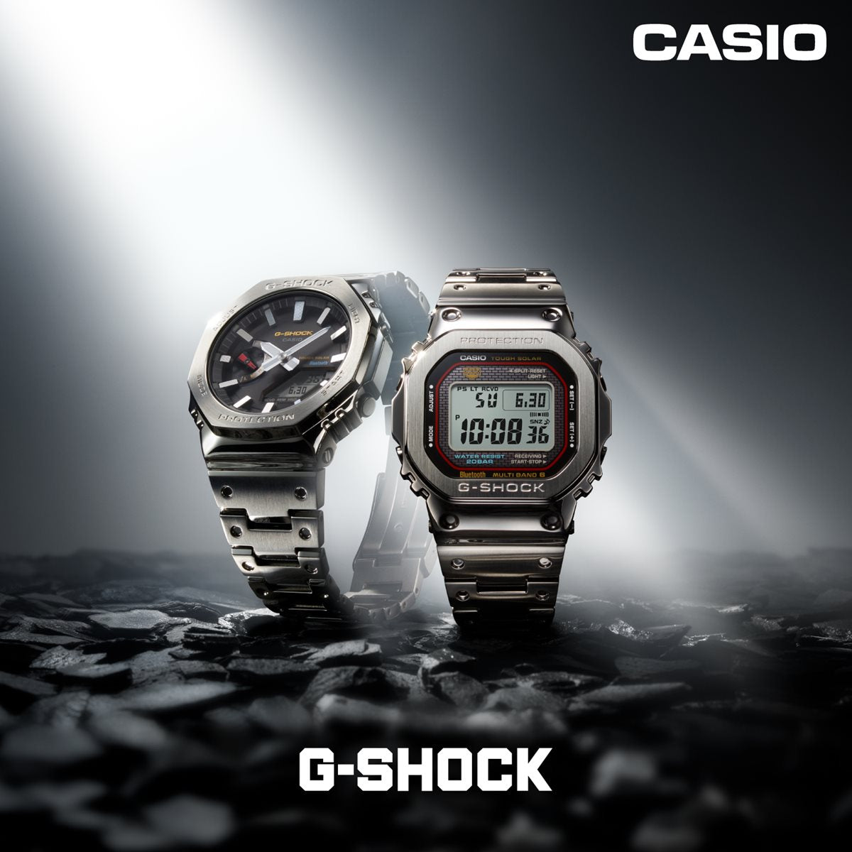 G-SHOCK カシオ Gショック CASIO GMW-B5000D-1CJF タフソーラー 電波時計 腕時計 メンズ フルメタル スマートフォンリンク【2025 新作】