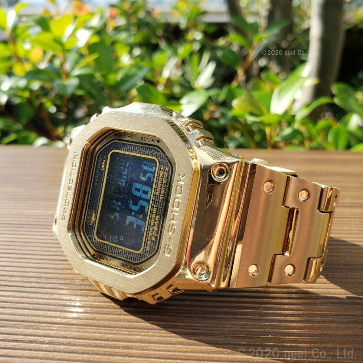 カシオ Gショック CASIO G-SHOCK タフソーラー 電波時計 デジタル 腕時計 メンズ フルメタル ゴールド GMW-B5000GD-9JF