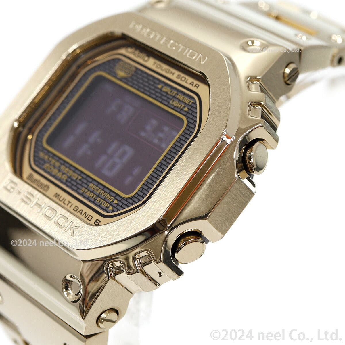 カシオ Gショック CASIO G-SHOCK タフソーラー 電波時計 デジタル 腕時計 メンズ フルメタル ゴールド GMW-B5000GD-9JF