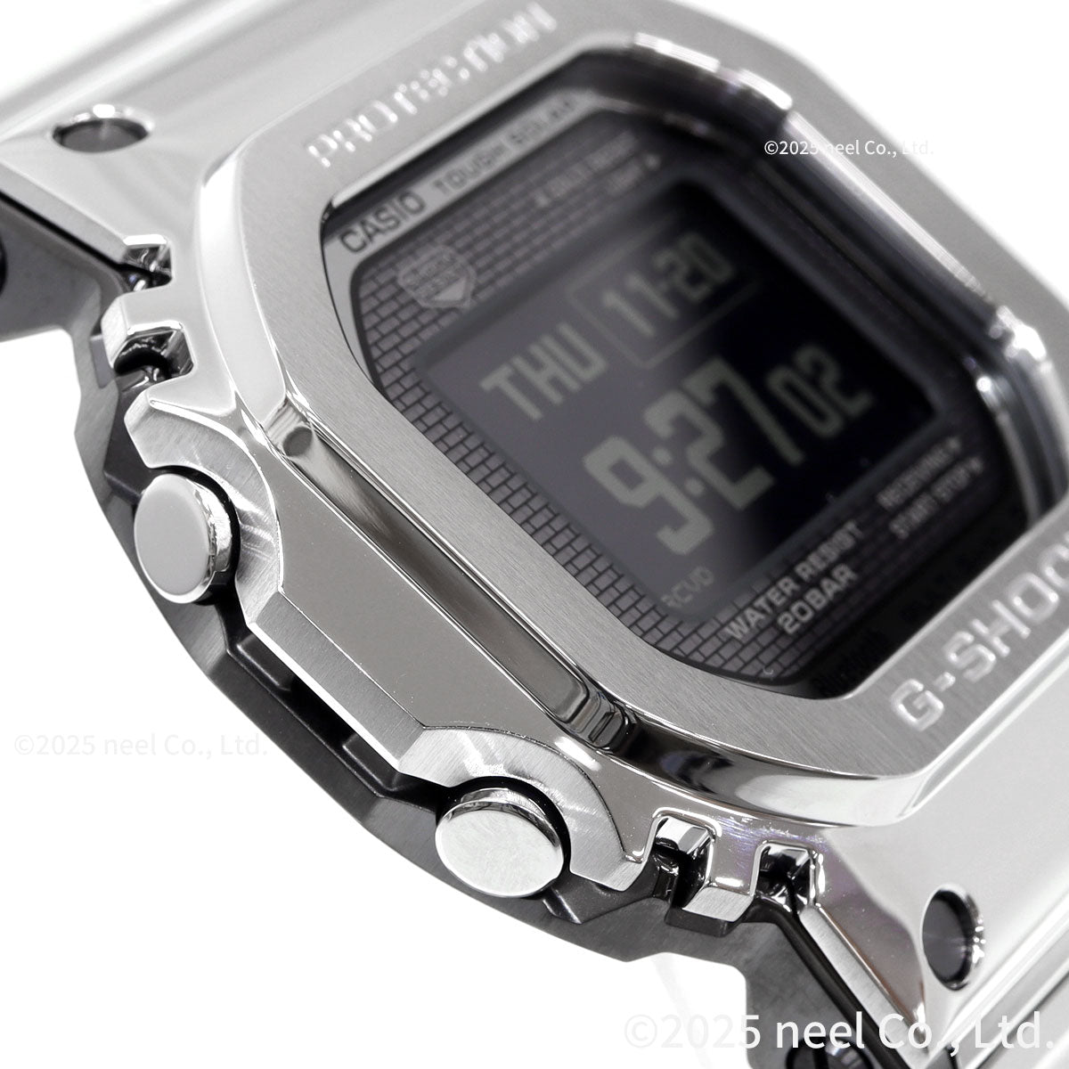 G-SHOCK カシオ Gショック CASIO GMW-BZ5000D-1JF タフソーラー 電波時計 腕時計 メンズ フルメタル シルバー MIP液晶 スマートフォンリンク