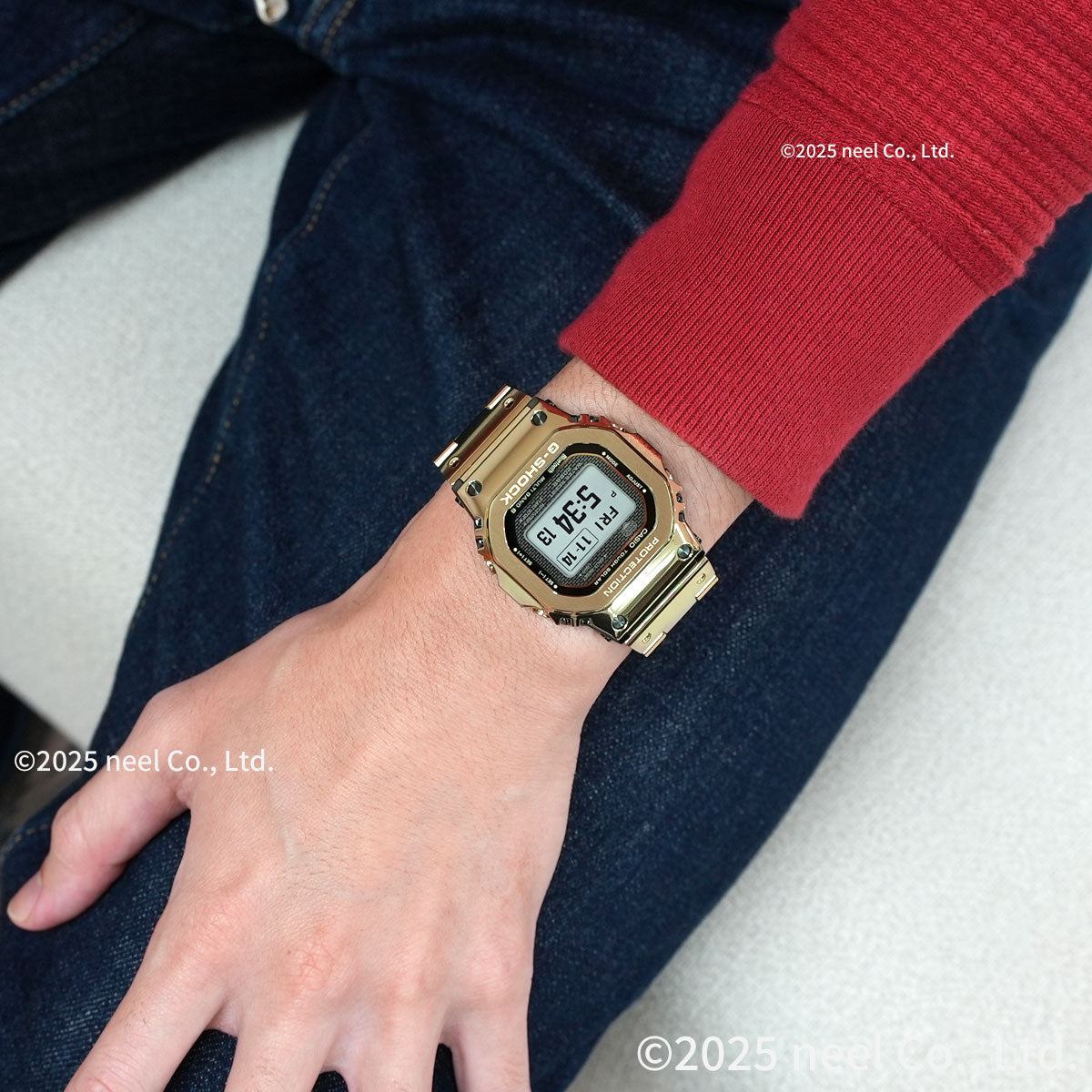 G-SHOCK カシオ Gショック CASIO GMW-BZ5000GD-9JF タフソーラー 電波時計 腕時計 メンズ フルメタル ゴールド MIP液晶 スマートフォンリンク