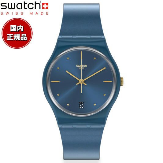 swatch スウォッチ 腕時計 メンズ レディース オリジナルズ ORIGINALS PEARLYBLUE GN417