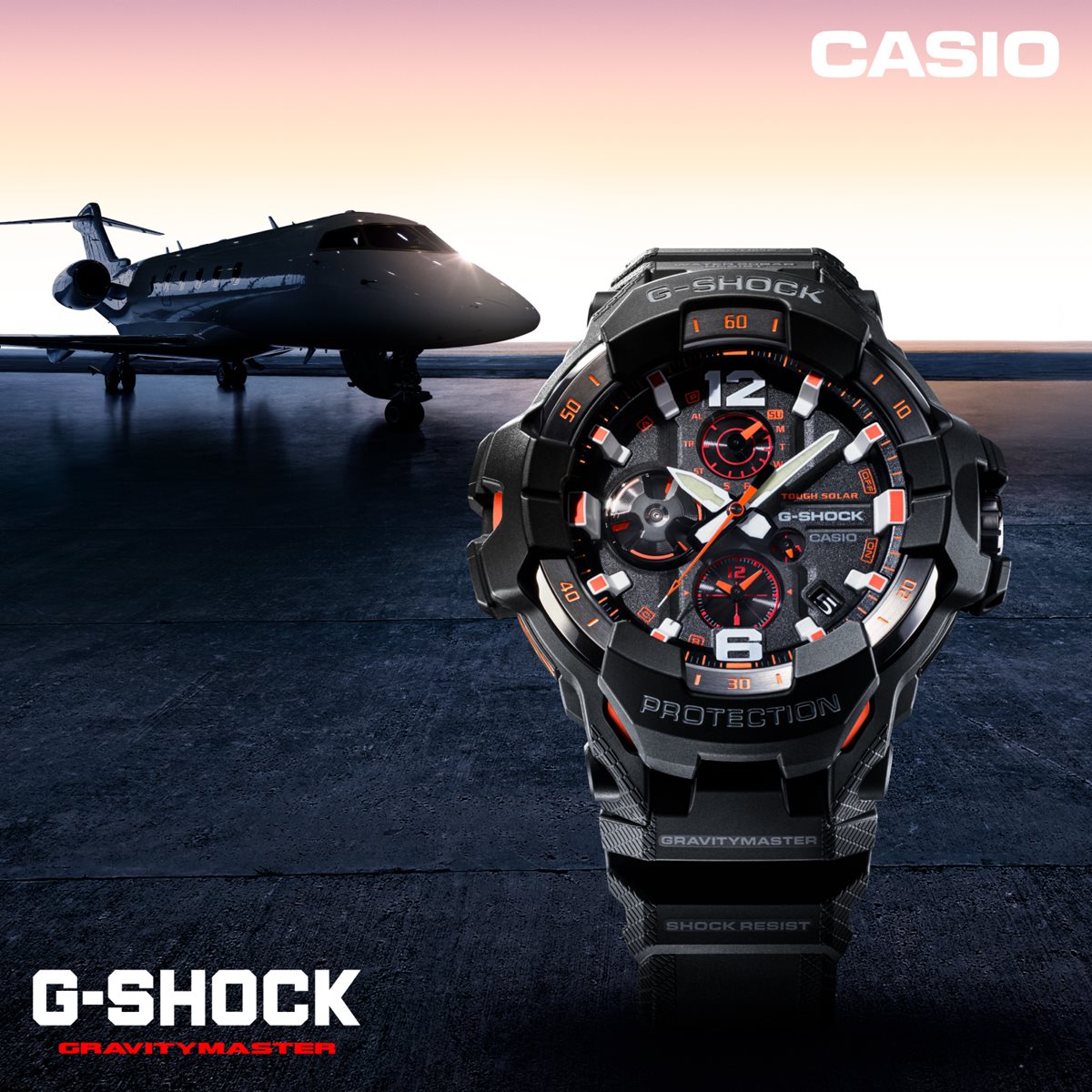 G-SHOCK カシオ Gショック グラビティマスター GRAVITYMASTER CASIO ソーラー 腕時計 メンズ MASTER OF G GR-B300-1A4JF【2024 新作】