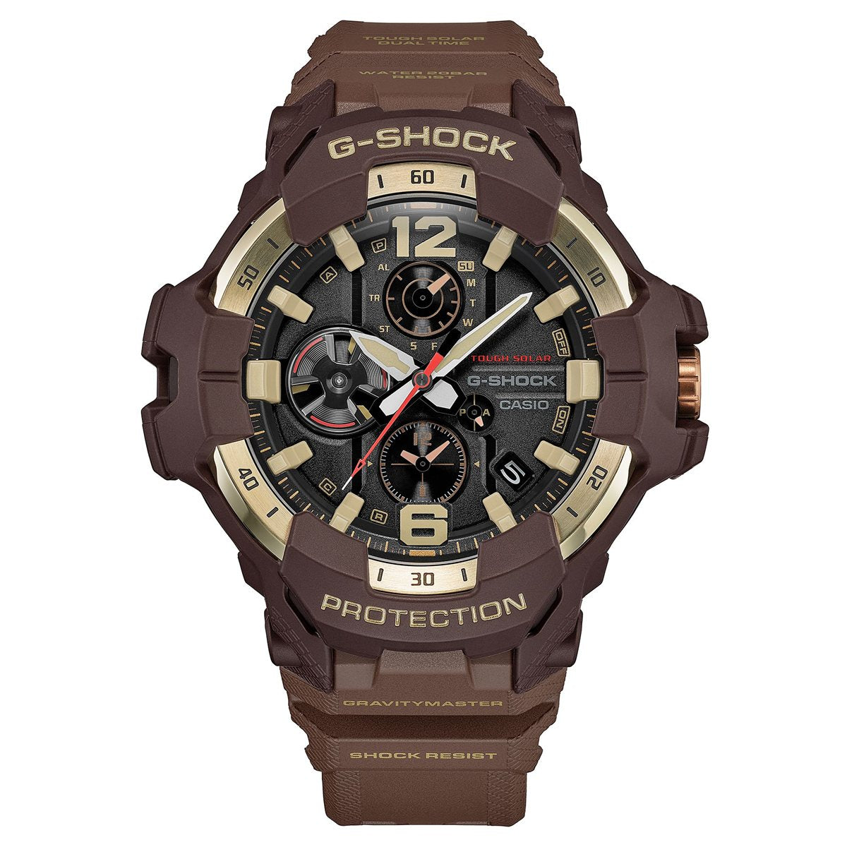 G-SHOCK ジーショック カシオ Gショック グラビティマスター GRAVITYMASTER CASIO ソーラー 限定 腕時計 メンズ MASTER OF G MASTER IN HORIZON GOLD GR-B300H-5AJF【2026 新作】