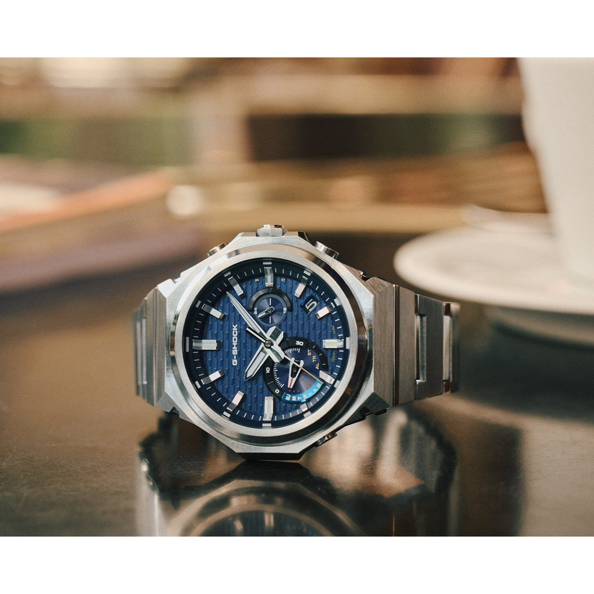 G-SHOCK ソーラー G-STEEL カシオ Gショック Gスチール CASIO 腕時計 メンズ タフソーラー GST-B1000D-2AJF SLEEK STYLE スマートフォンリンク