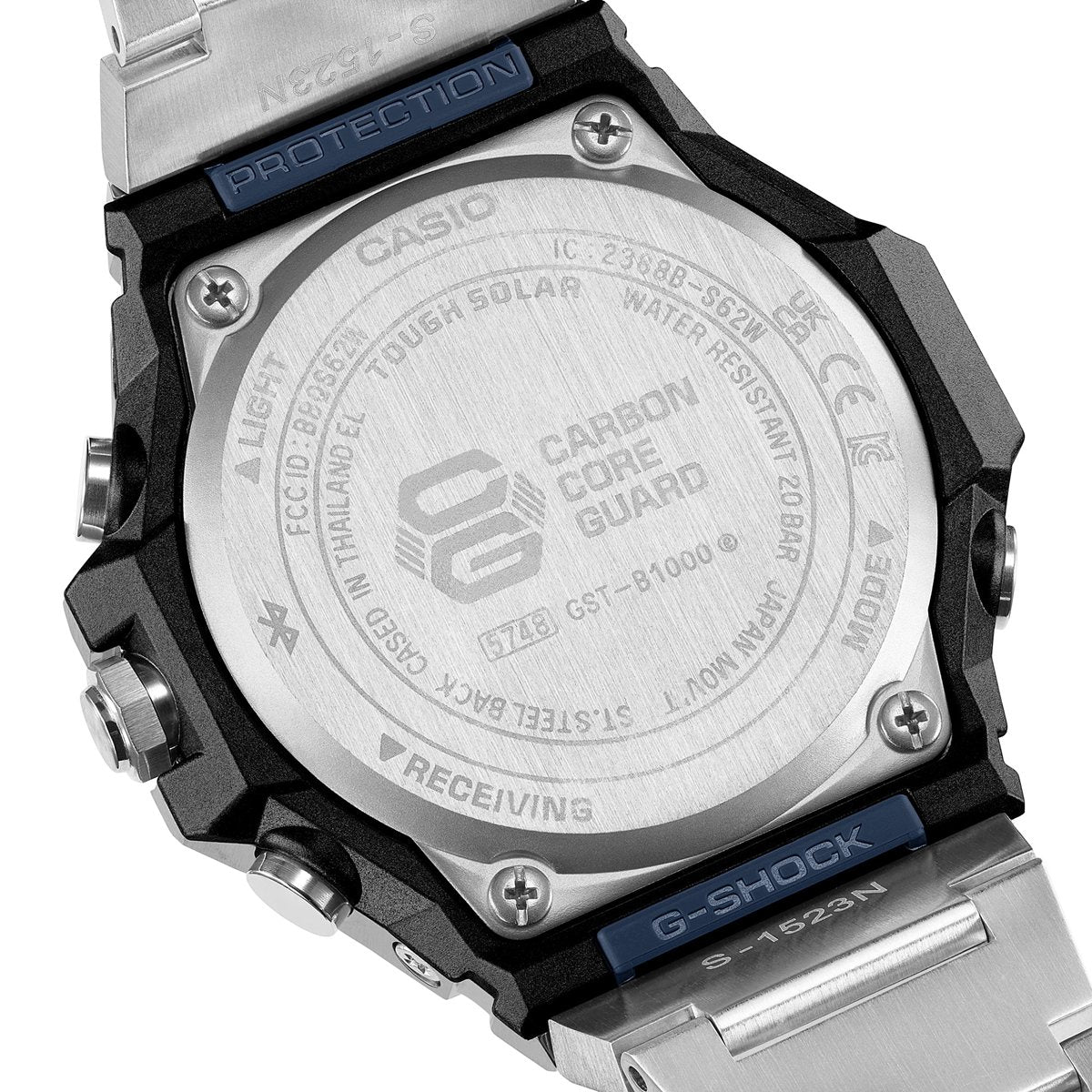 G-SHOCK ソーラー G-STEEL カシオ Gショック Gスチール CASIO 腕時計 メンズ タフソーラー GST-B1000D-2AJF SLEEK STYLE スマートフォンリンク