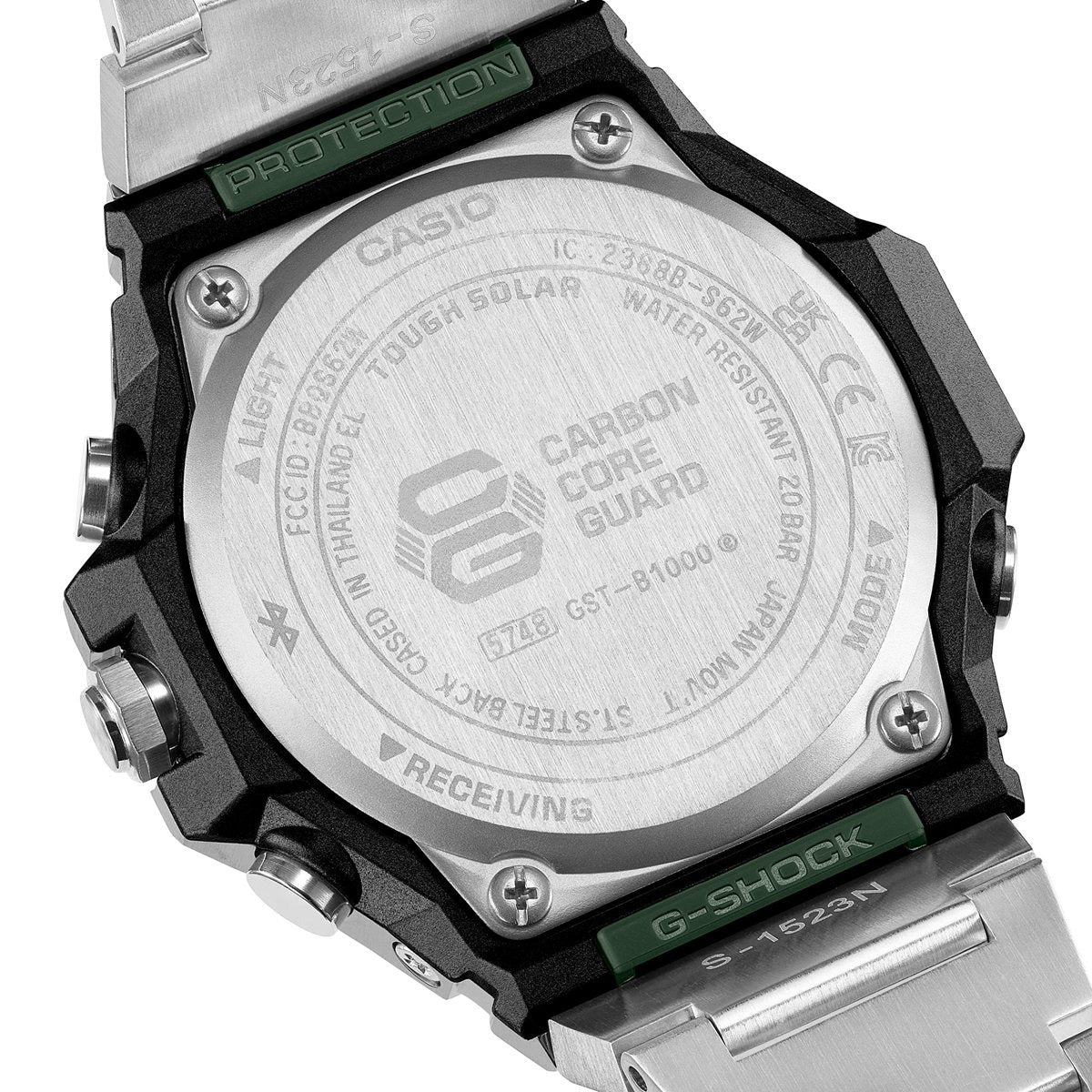 G-SHOCK ソーラー G-STEEL カシオ Gショック Gスチール CASIO 腕時計 メンズ タフソーラー GST-B1000D-3AJF SLEEK STYLE スマートフォンリンク