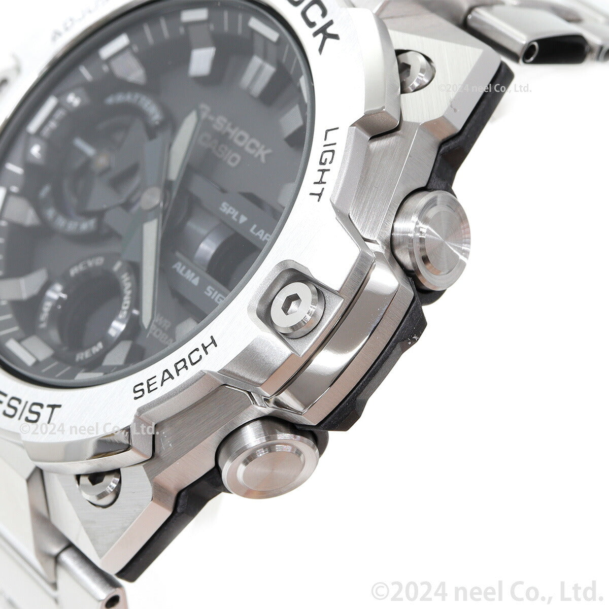 カシオ CASIO G-STEEL GST-B400D-1AJF 腕時計 メンズ タフソーラー Gショック Gスチール CASIO シルバー ブラック