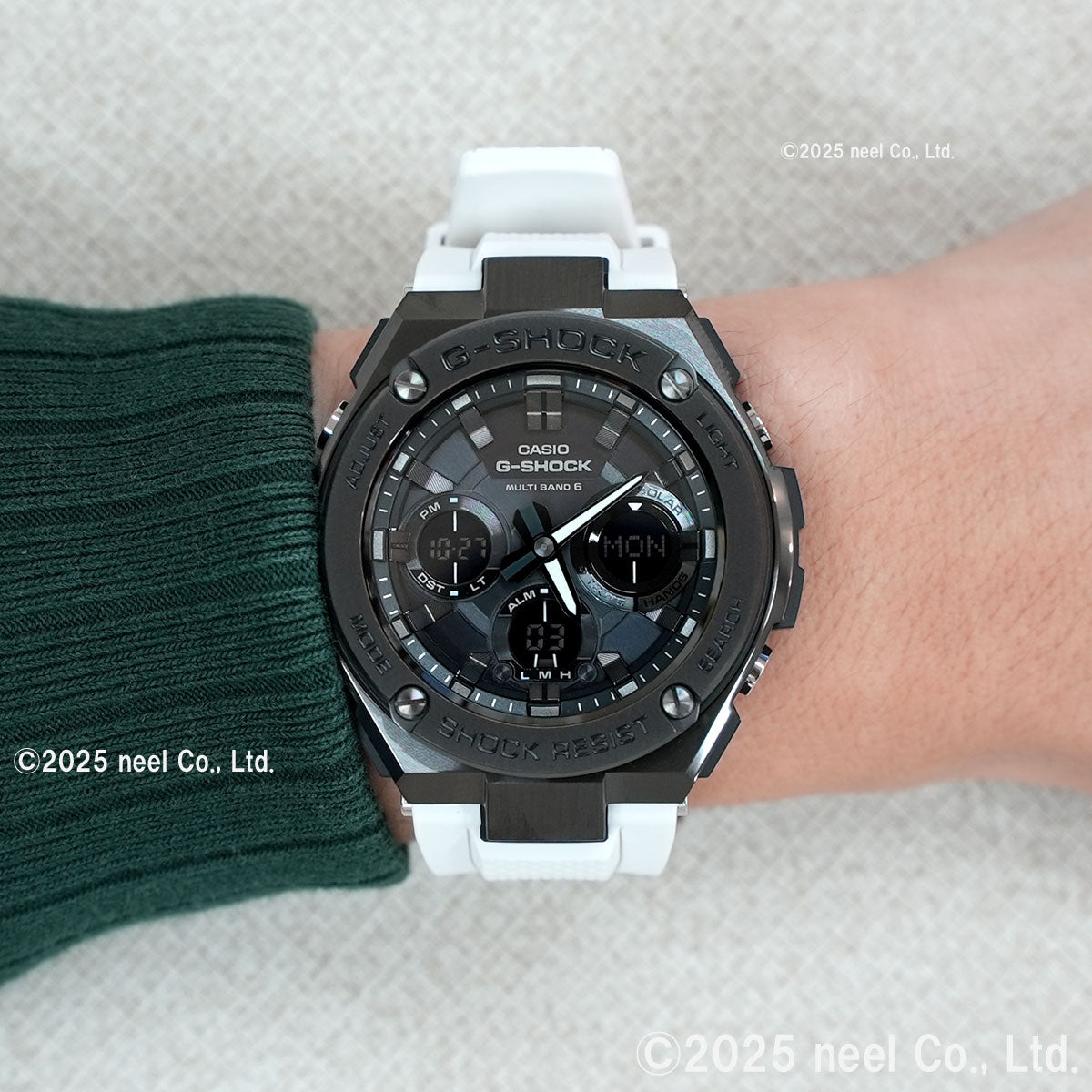 G-SHOCK 電波 ソーラー 電波時計 G-STEEL カシオ Gショック Gスチール CASIO 腕時計 アナデジ タフソーラー GST-W110MS-7AJF