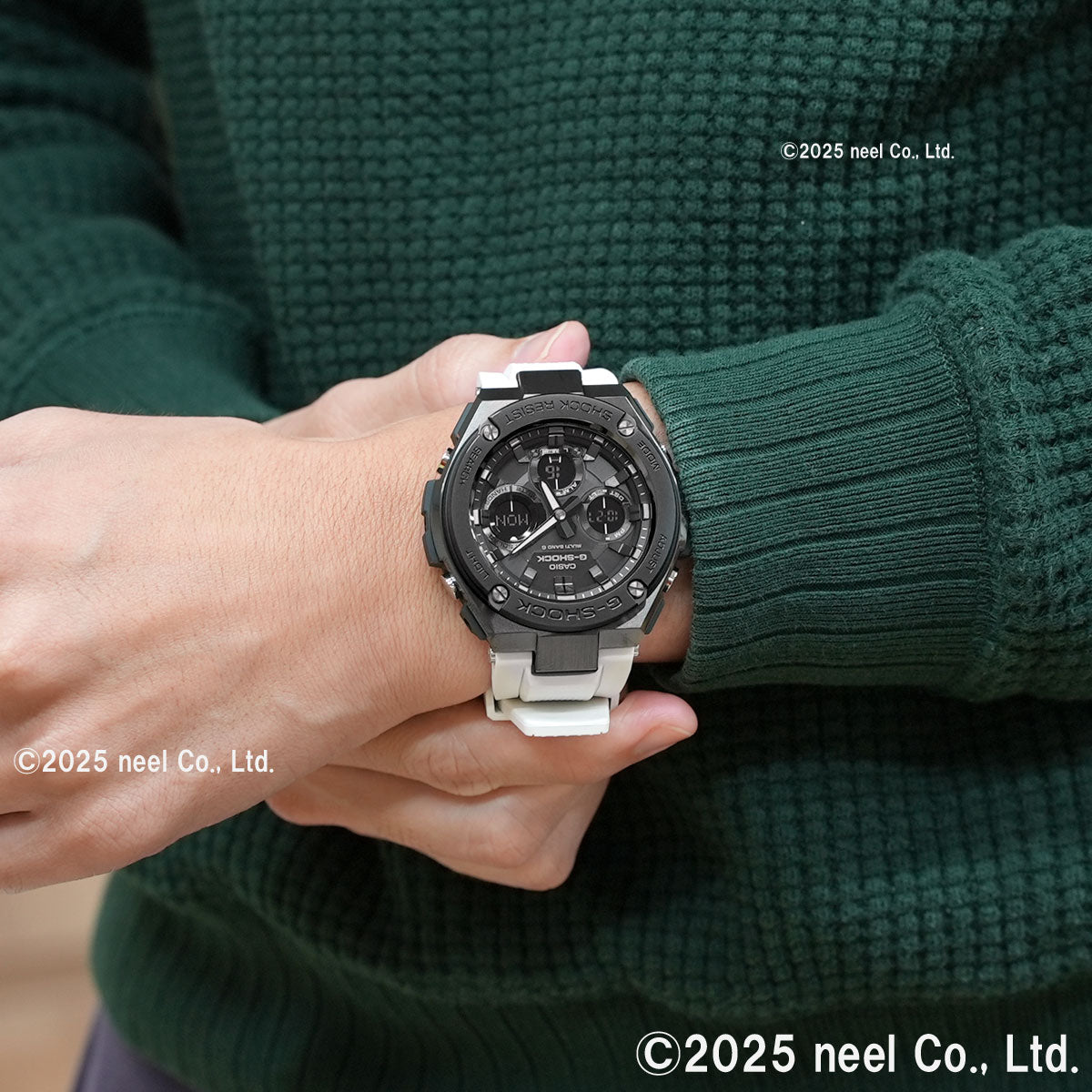 G-SHOCK 電波 ソーラー 電波時計 G-STEEL カシオ Gショック Gスチール CASIO 腕時計 アナデジ タフソーラー GST-W110MS-7AJF
