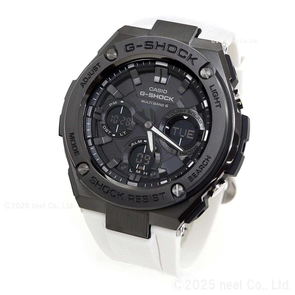 G-SHOCK 電波 ソーラー 電波時計 G-STEEL カシオ Gショック Gスチール CASIO 腕時計 アナデジ タフソーラー GST-W110MS-7AJF